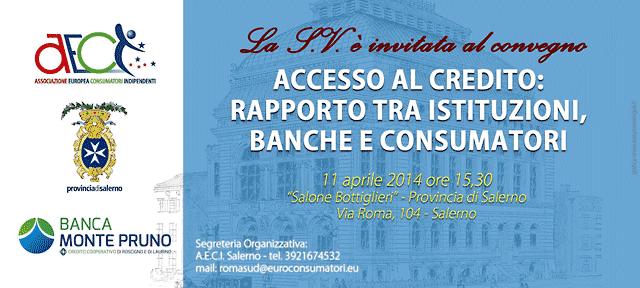 Convegno a Salerno sull’accesso al credito: presente la Banca Monte Pruno