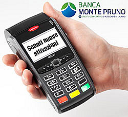 Banca Monte Pruno: nuove tariffe per i terminali POS