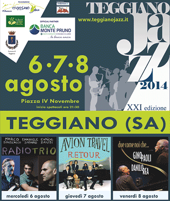 Disponibili i ticket d’ingresso per Teggiano Jazz 2014