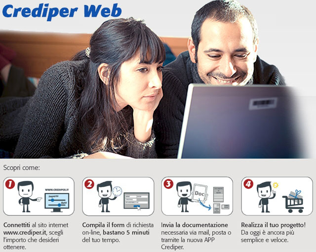 Crediper Web: da oggi il tuo prestito personale è anche on-line