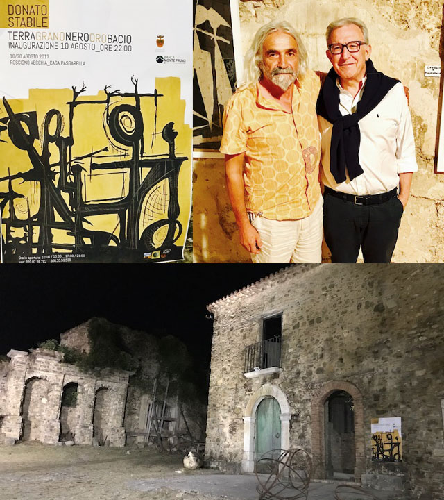 “La casa degli Artisti” a Roscigno Vecchia ospita la mostra dell’artista Donato Stabile