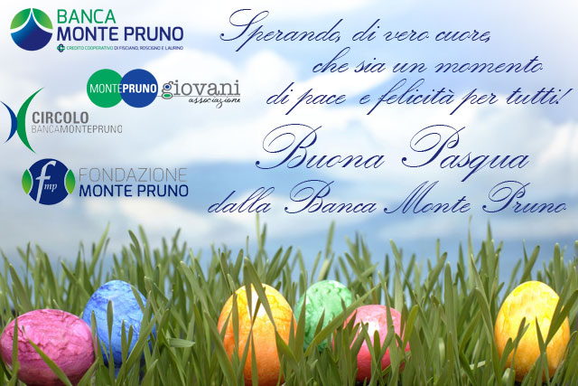 Auguri di Buona Pasqua dalla Banca Monte Pruno