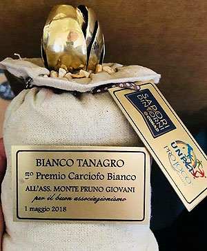Bianco Tanagro 2018 - L’Associazione Monte Pruno Giovani riceve il 5° Premio “Carciofo Bianco”