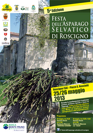 5a edizione della “Festa dell’asparago selvatico di Roscigno”