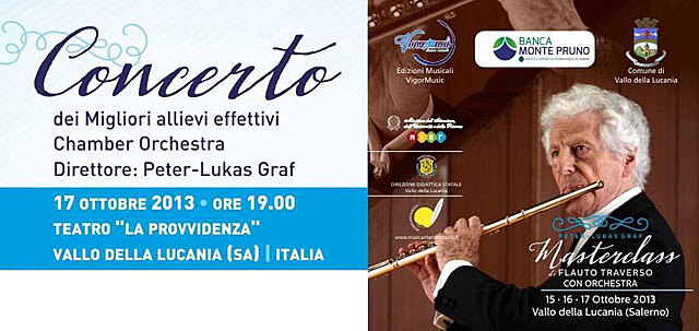 La Banca Monte Pruno partner dell’evento che vede ospite il grande flautista Peter – Lukas Graf