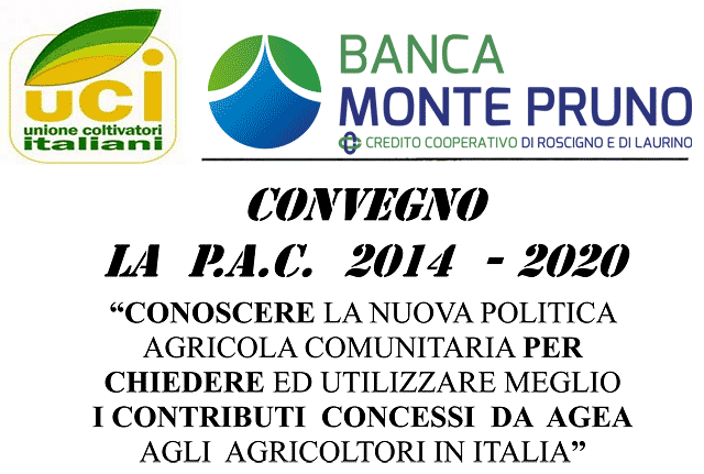 Convegno sulla nuova Politica Agricola Comunitaria 2014-2020