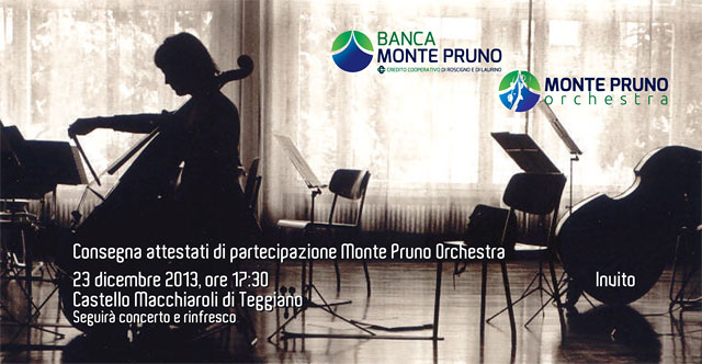 Monte Pruno Orchestra: cerimonia di consegna attestati di partecipazione
