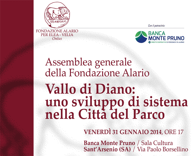 La Banca Monte Pruno ospita l’Assemblea generale della Fondazione Alario