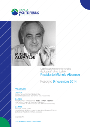Giornata dedicata al compianto Presidente Michele Albanese