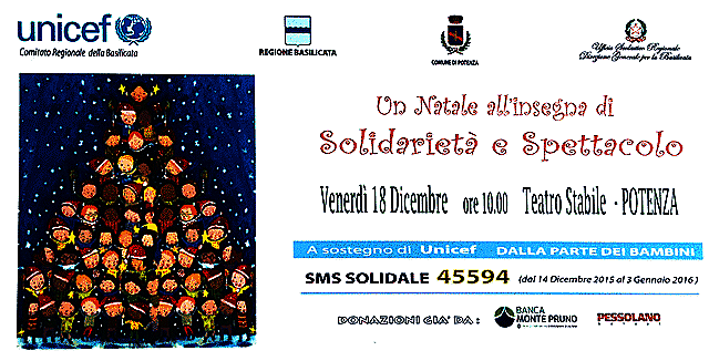 Banca Monte Pruno ed UNICEF Basilicata: insieme per un Natale solidale