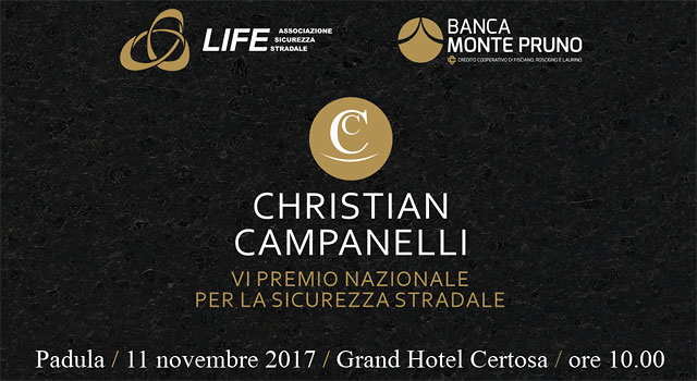 Sesta Edizione del Premio per la sicurezza stradale Christian Campanelli