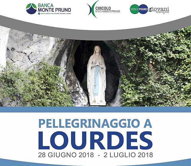 La Banca Monte Pruno organizza il viaggio a Lourdes