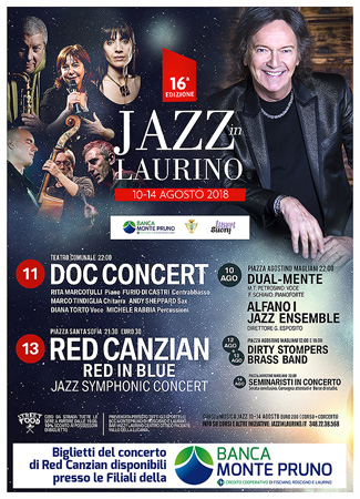 Red Canzian a Jazz in Laurino - Al via la vendita dei biglietti presso la Banca Monte Pruno