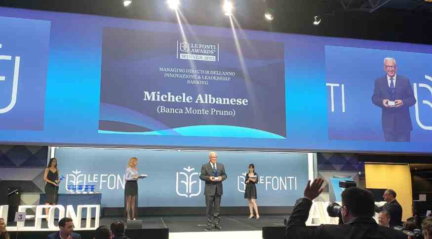 Il DG premiato alla Borsa di Milano da “Le Fonti Awards”