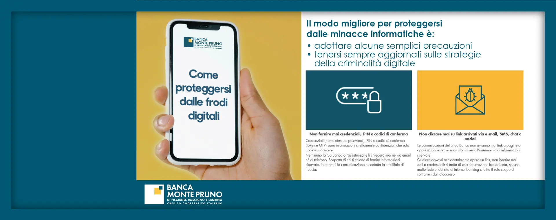 Consulta la nostra pagina dedicata alla sicurezza 