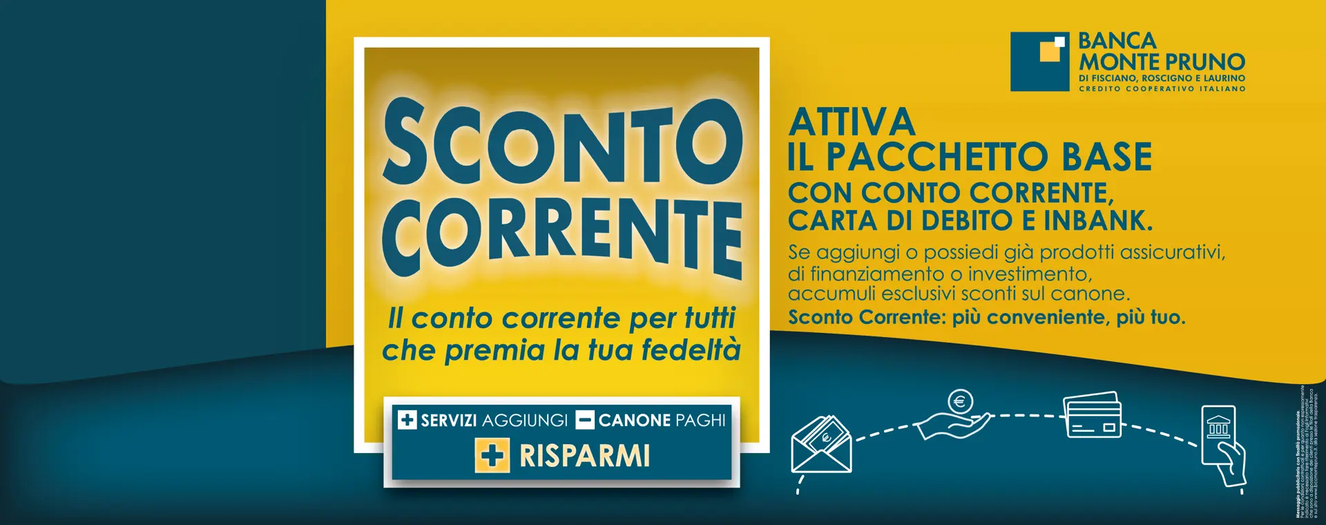 Sconto Corrente Il conto corrente per tutti che premia la tua fed