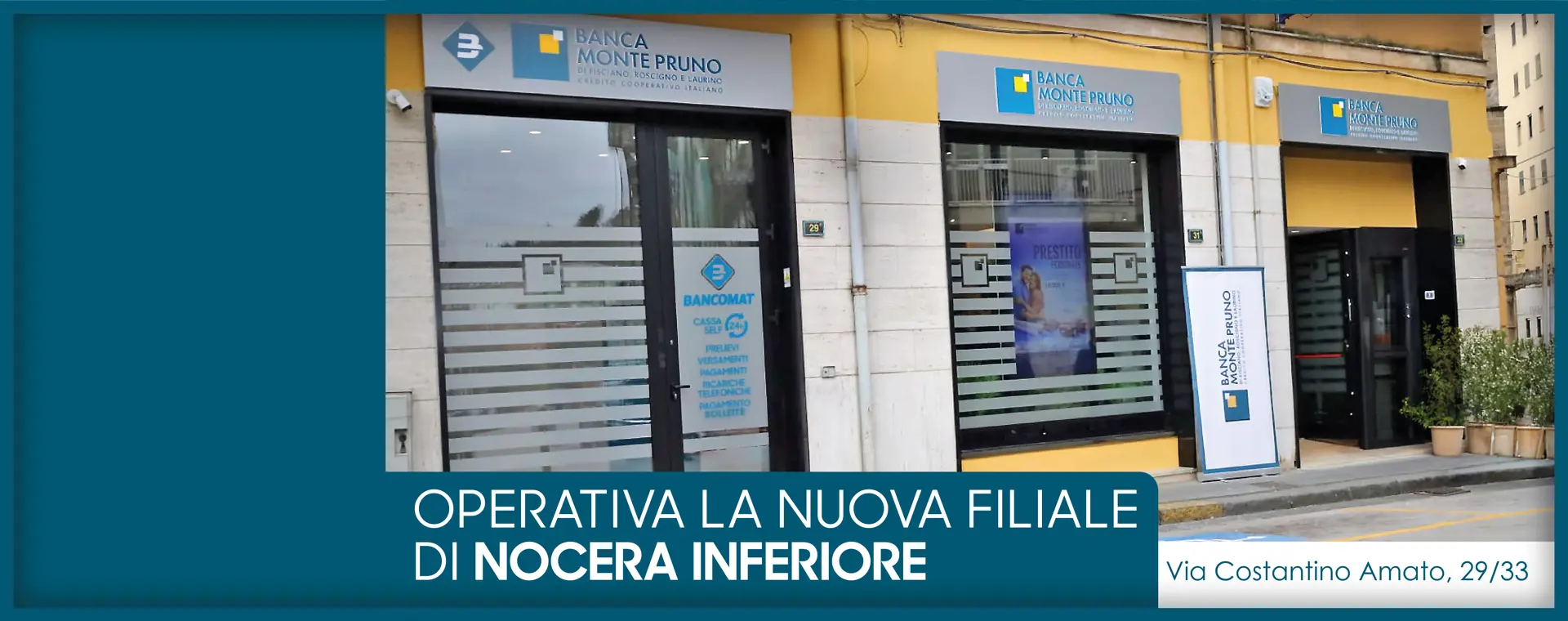 Operativa la nuova Filiale di Nocera Inferiore 