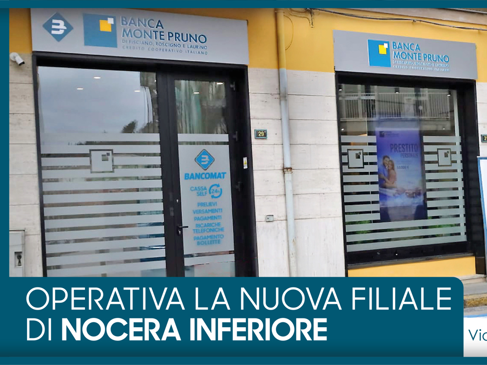 Operativa la nuova Filiale di Nocera Inferiore 